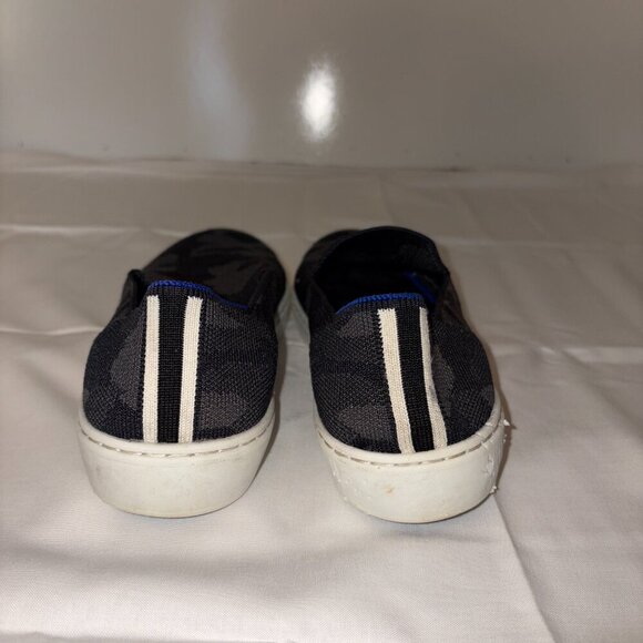 Rothy's The Sneaker Slip On Platform Shoe Women's Gray Camouflage Size 8 - Picture 5 of 7